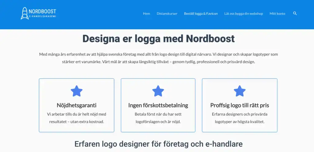 snygga loggor från nordboost
