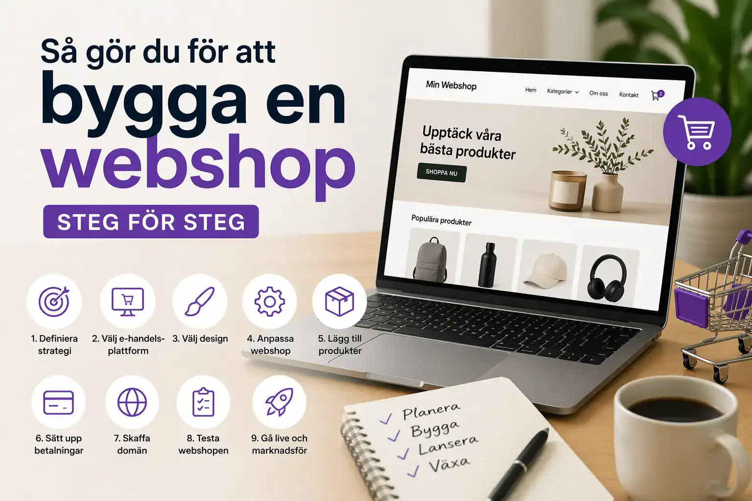 så bygger man en webshop